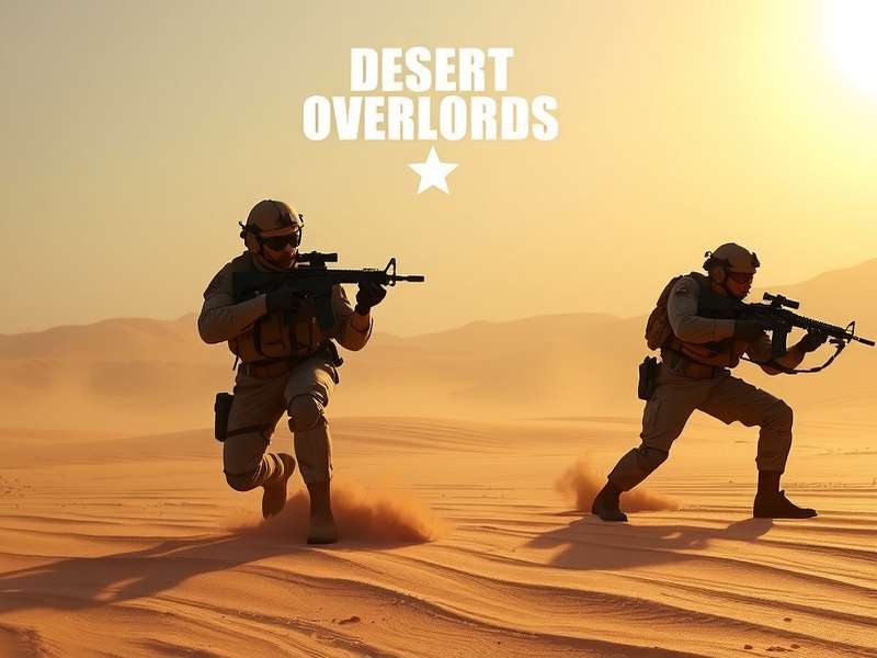Desert Overlords Gameplay Screenshot showing tactical desert combat in the Thar Desert near Jaisalmer